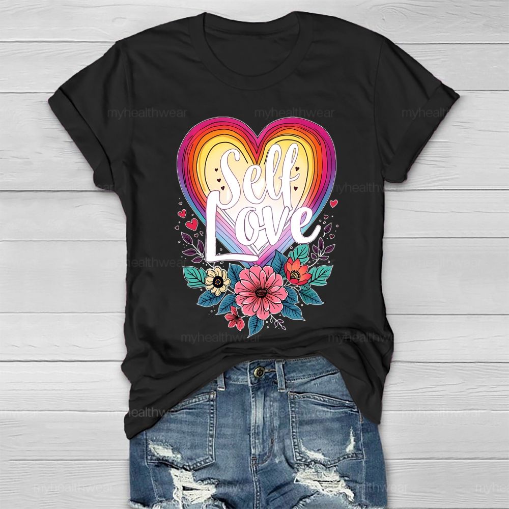 Self Love Flower Healthwear T-shirt