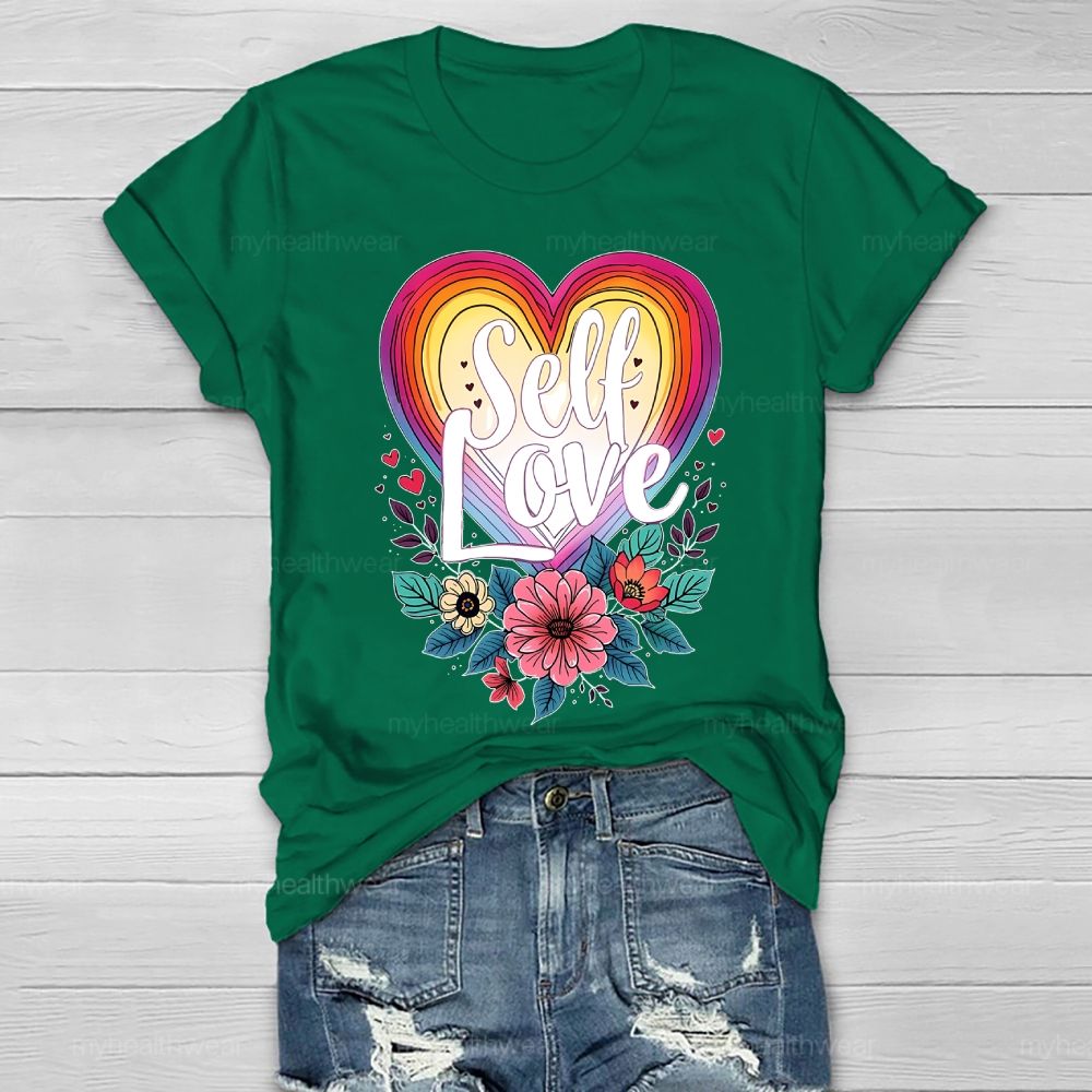 Self Love Flower Healthwear T-shirt