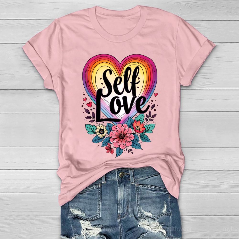 Self Love Flower Healthwear T-shirt