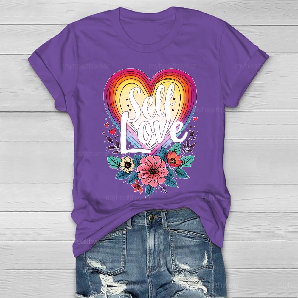 Self Love Flower Healthwear T-shirt
