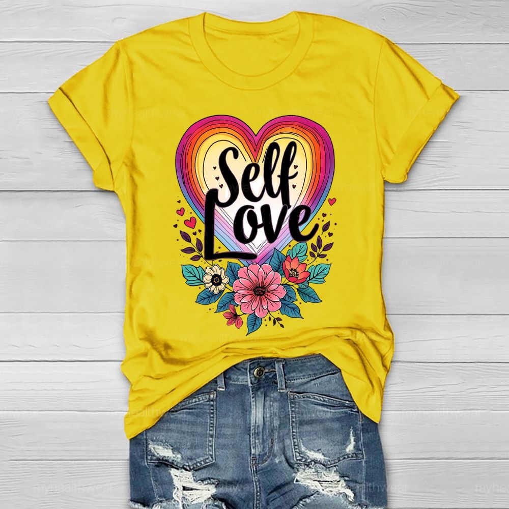 Self Love Flower Healthwear T-shirt