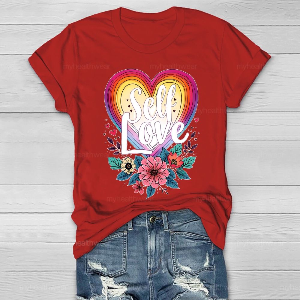 Self Love Flower Healthwear T-shirt