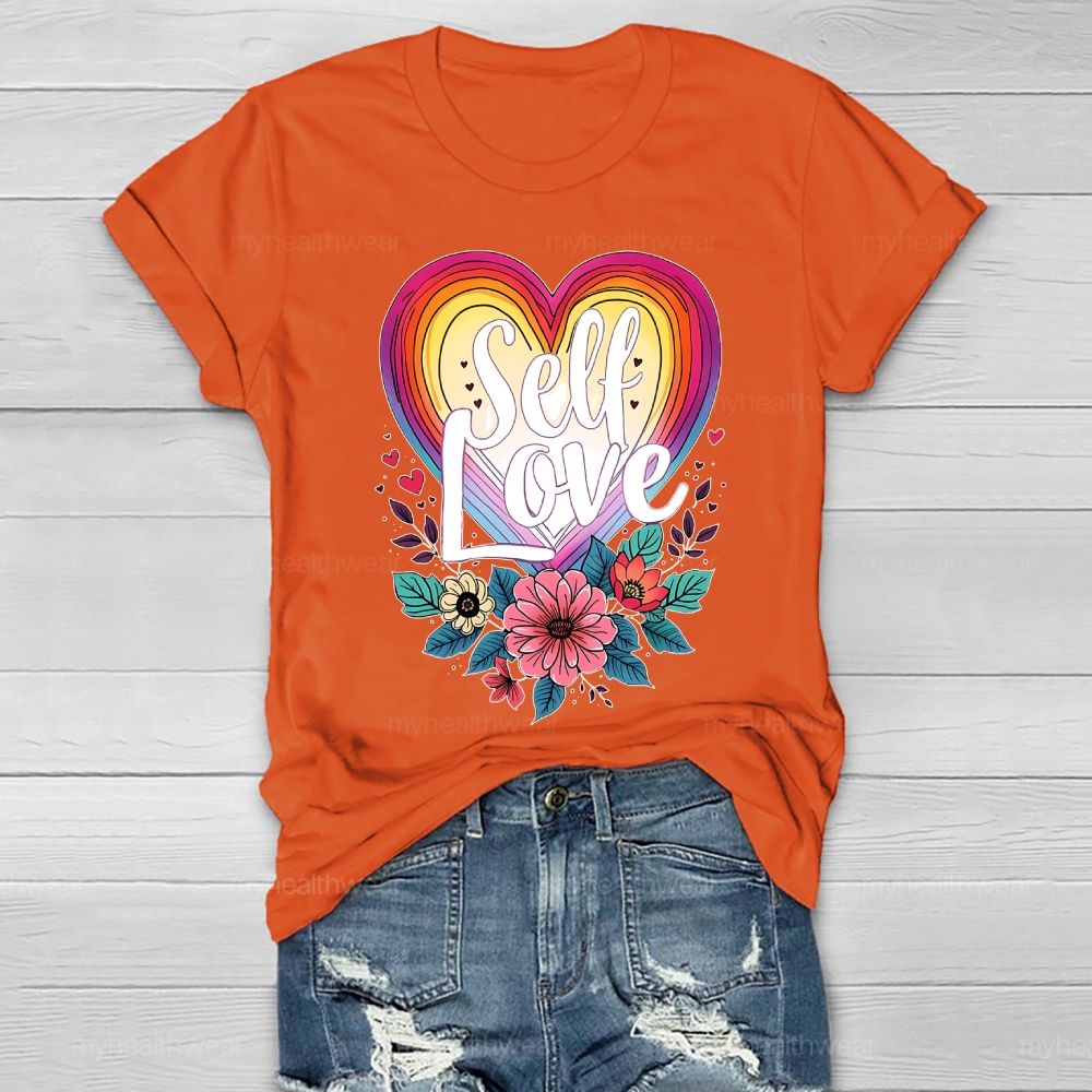 Self Love Flower Healthwear T-shirt