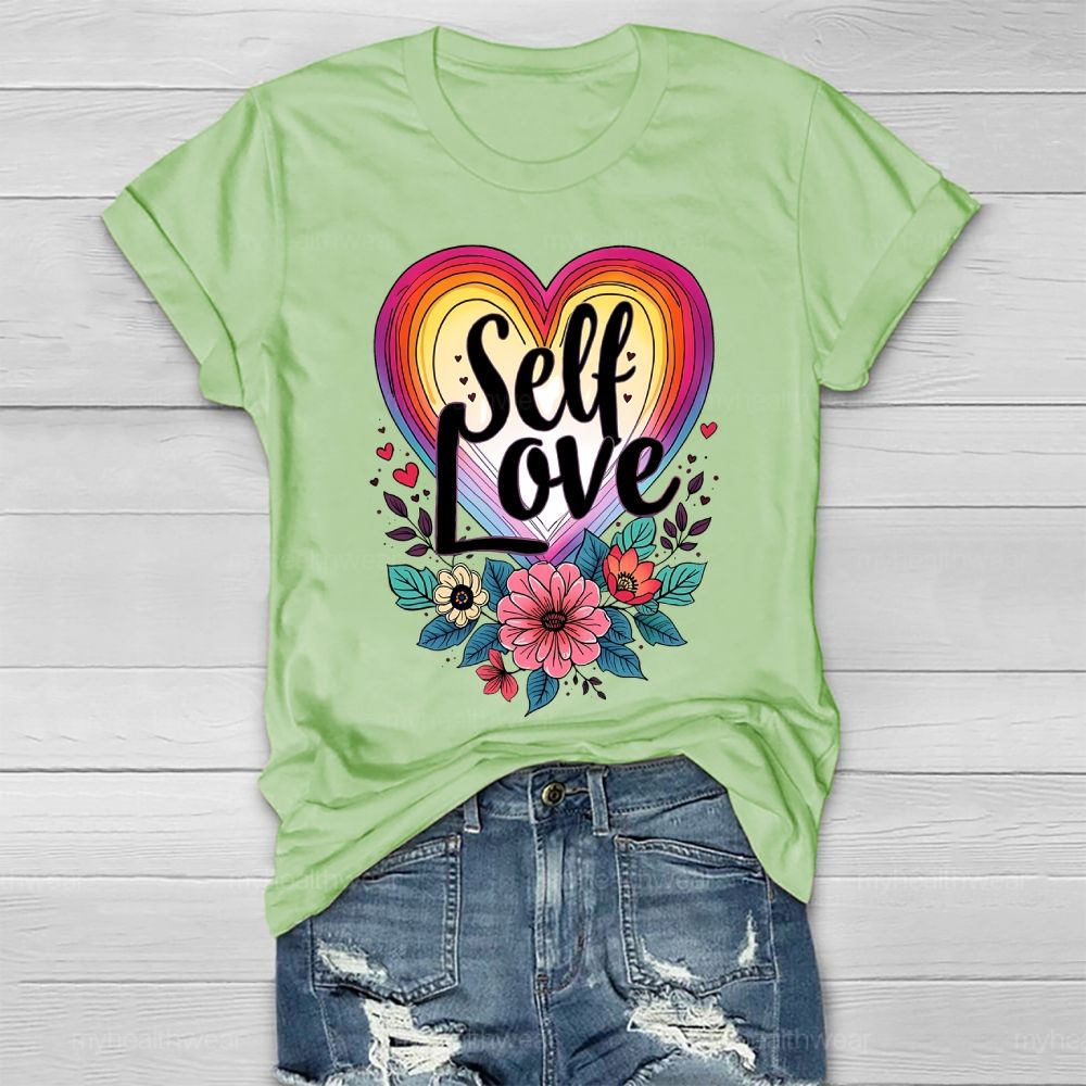 Self Love Flower Healthwear T-shirt
