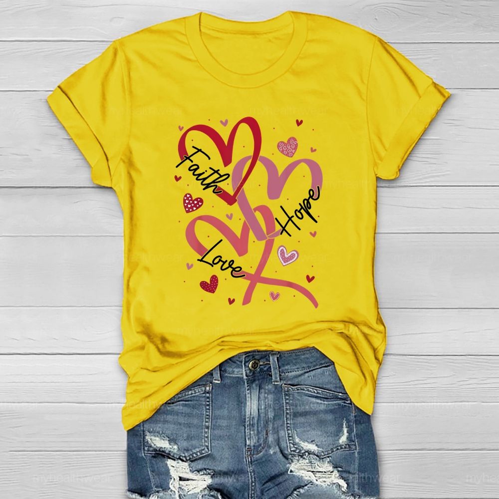 Faith Hope Love Healthwear T-shirt