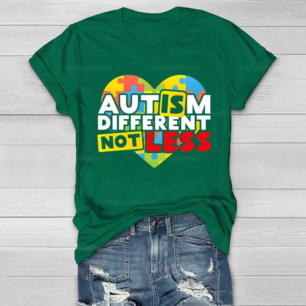 Autism Different Not Less Healthwear T-shirt