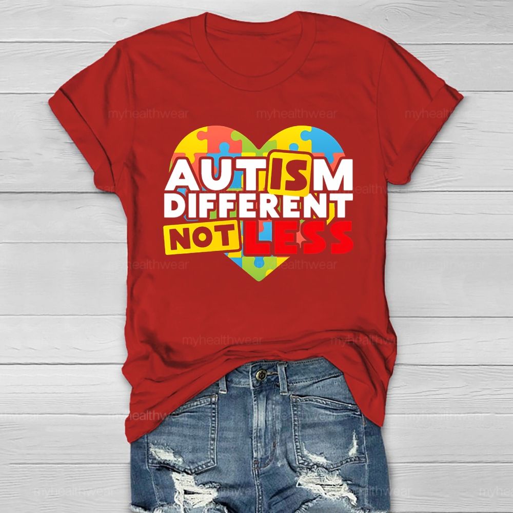 Autism Different Not Less Healthwear T-shirt