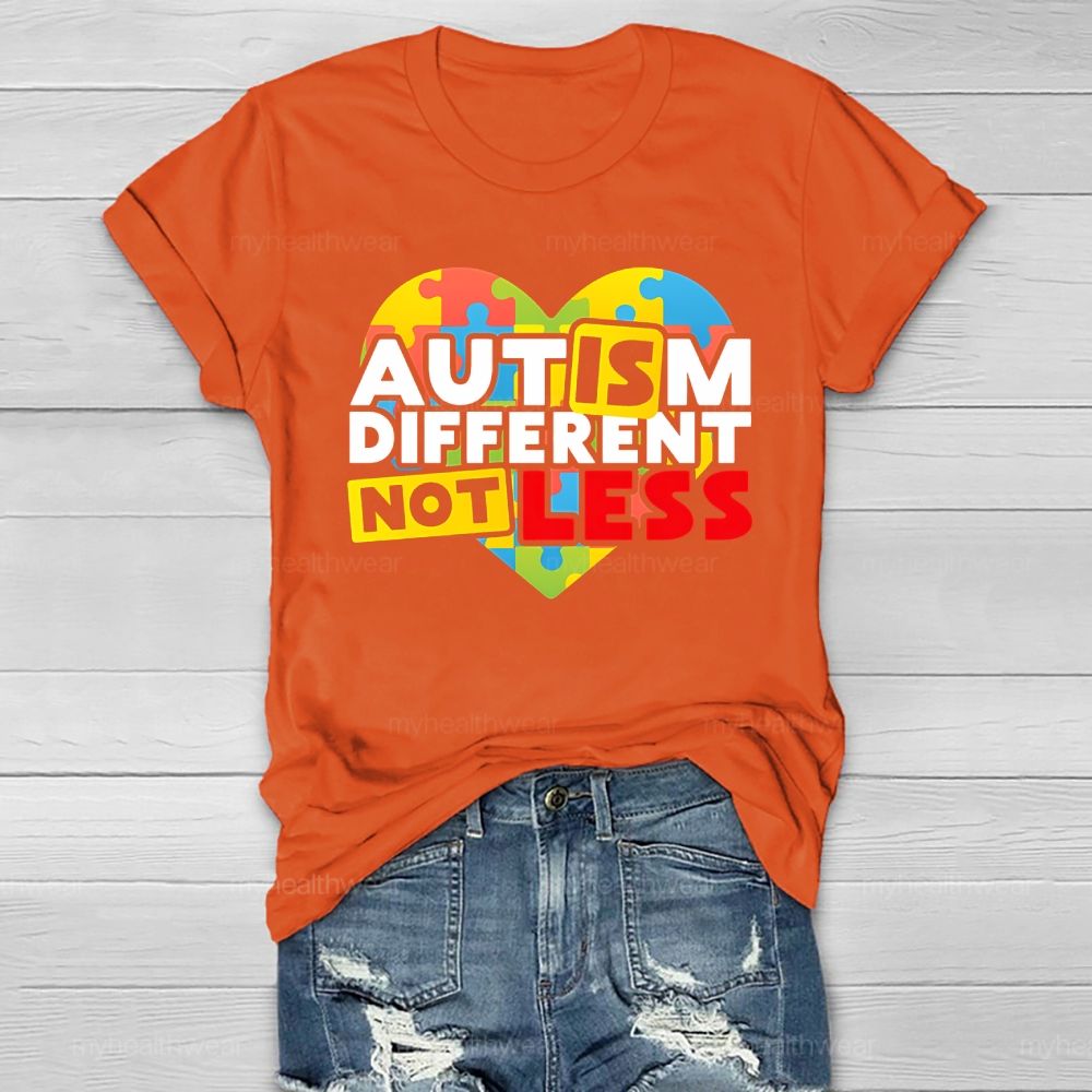 Autism Different Not Less Healthwear T-shirt
