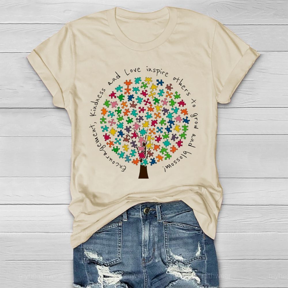 Encouragement Kindness And Love Inspire Others To Grow And Blossom Healthwear T-shirt