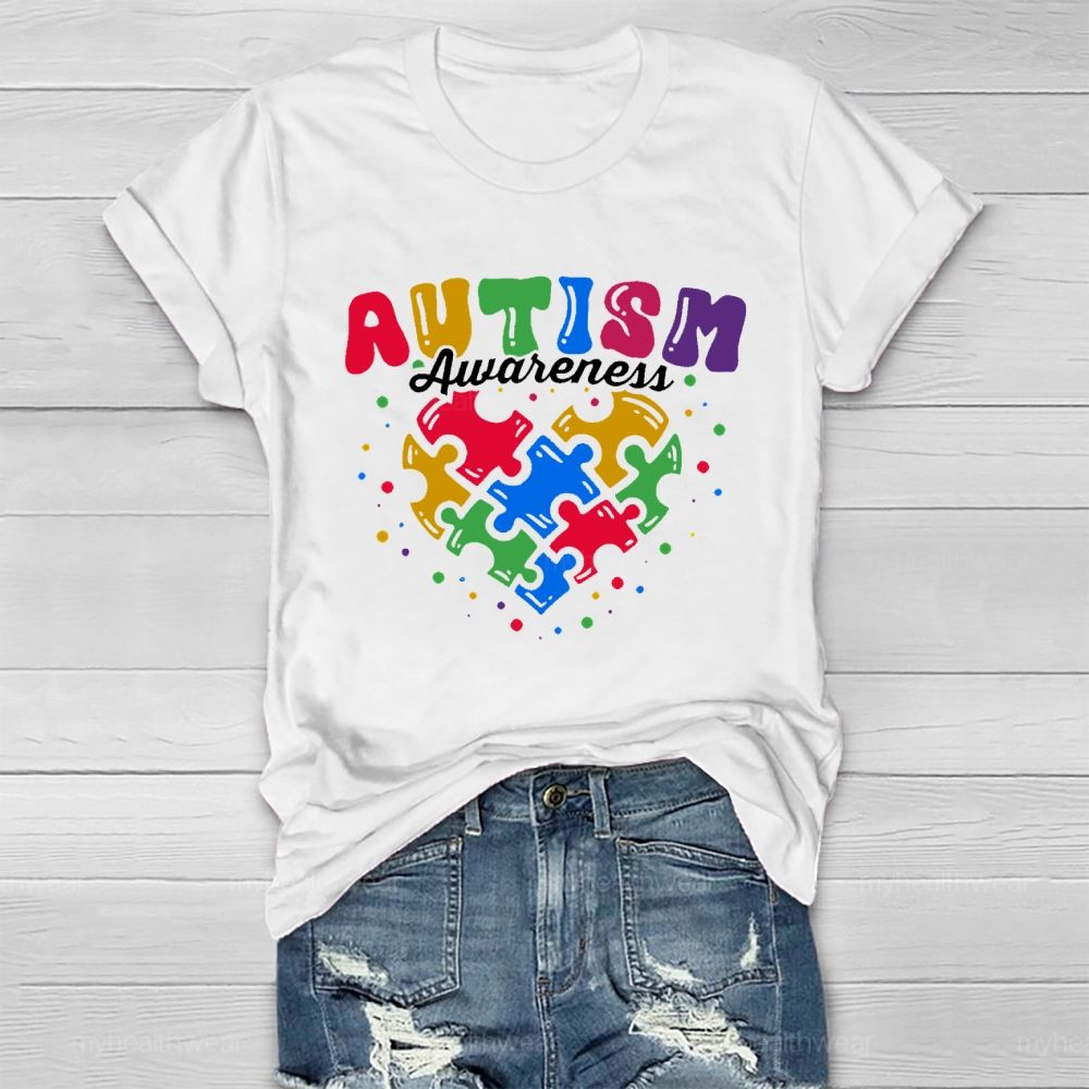 Autism Awareness Love Healthwear T-shirt