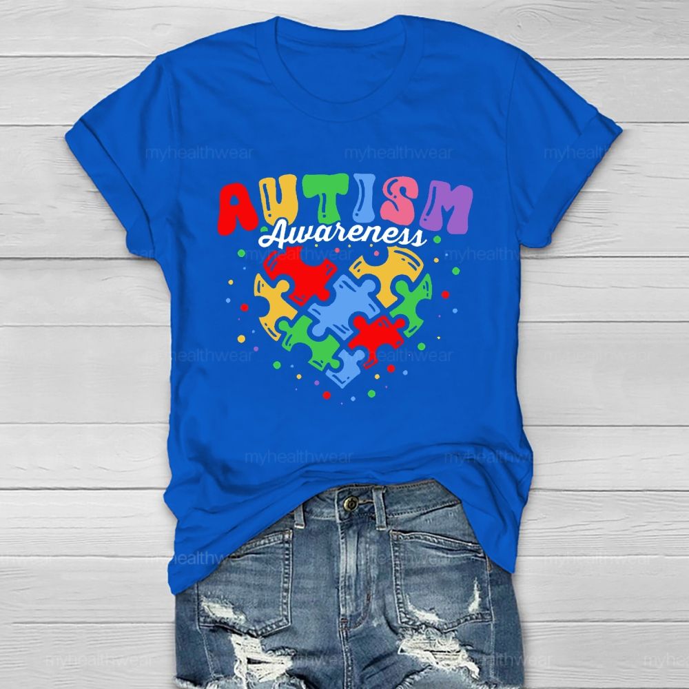 Autism Awareness Love Healthwear T-shirt