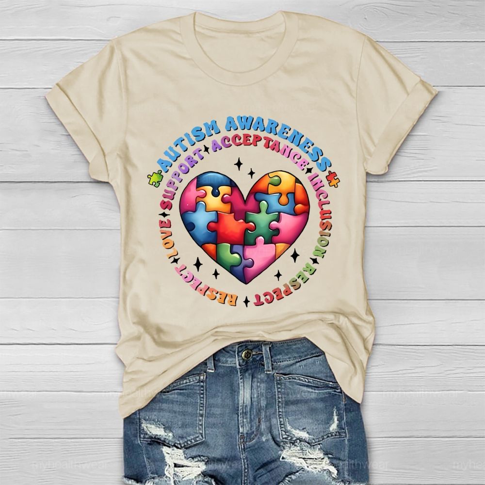 Autism Awareness Acceptance Healthwear T-shirt
