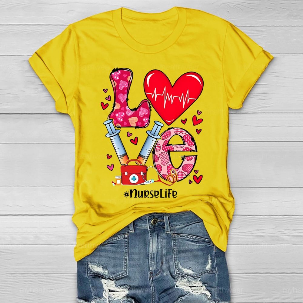 Love Nurse Life Healthwear T-shirt