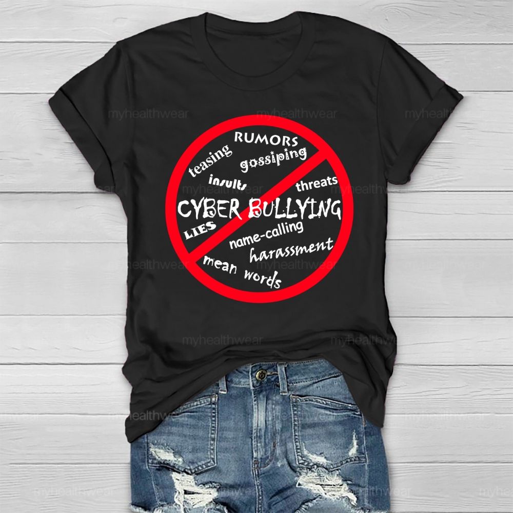 Stop Cyberbullying Healthwear T-shirt