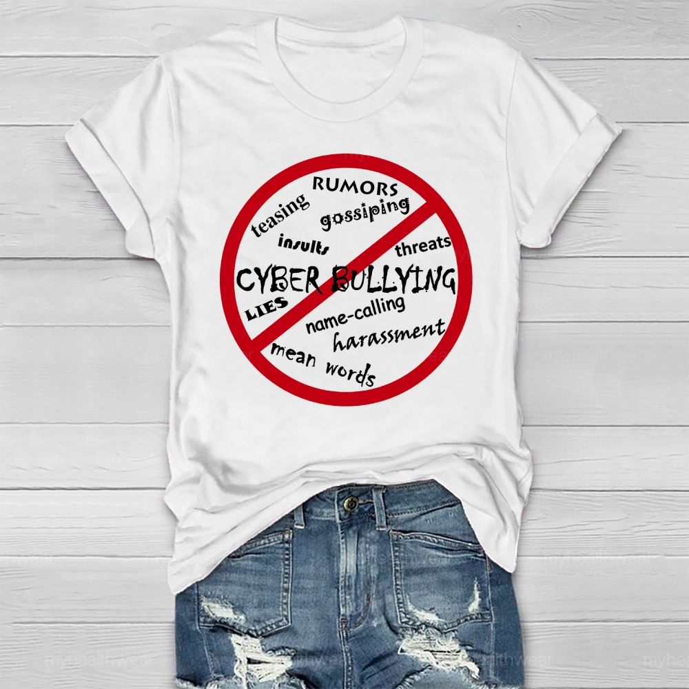Stop Cyberbullying Healthwear T-shirt