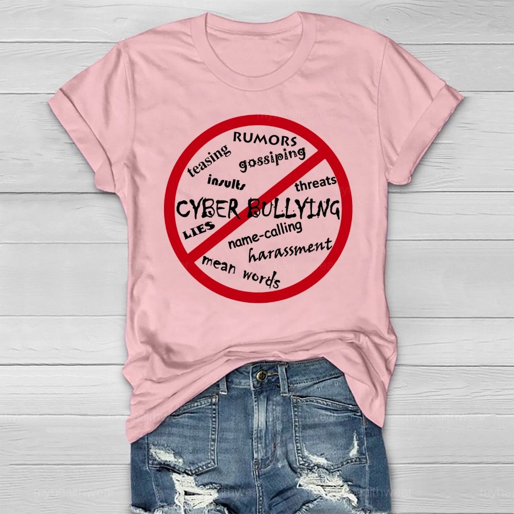 Stop Cyberbullying Healthwear T-shirt