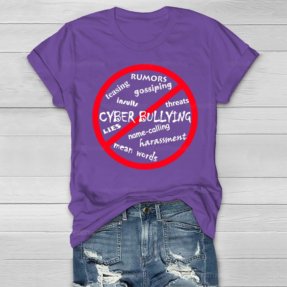 Stop Cyberbullying Healthwear T-shirt