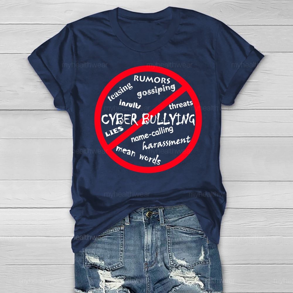 Stop Cyberbullying Healthwear T-shirt