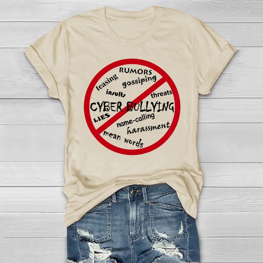 Stop Cyberbullying Healthwear T-shirt