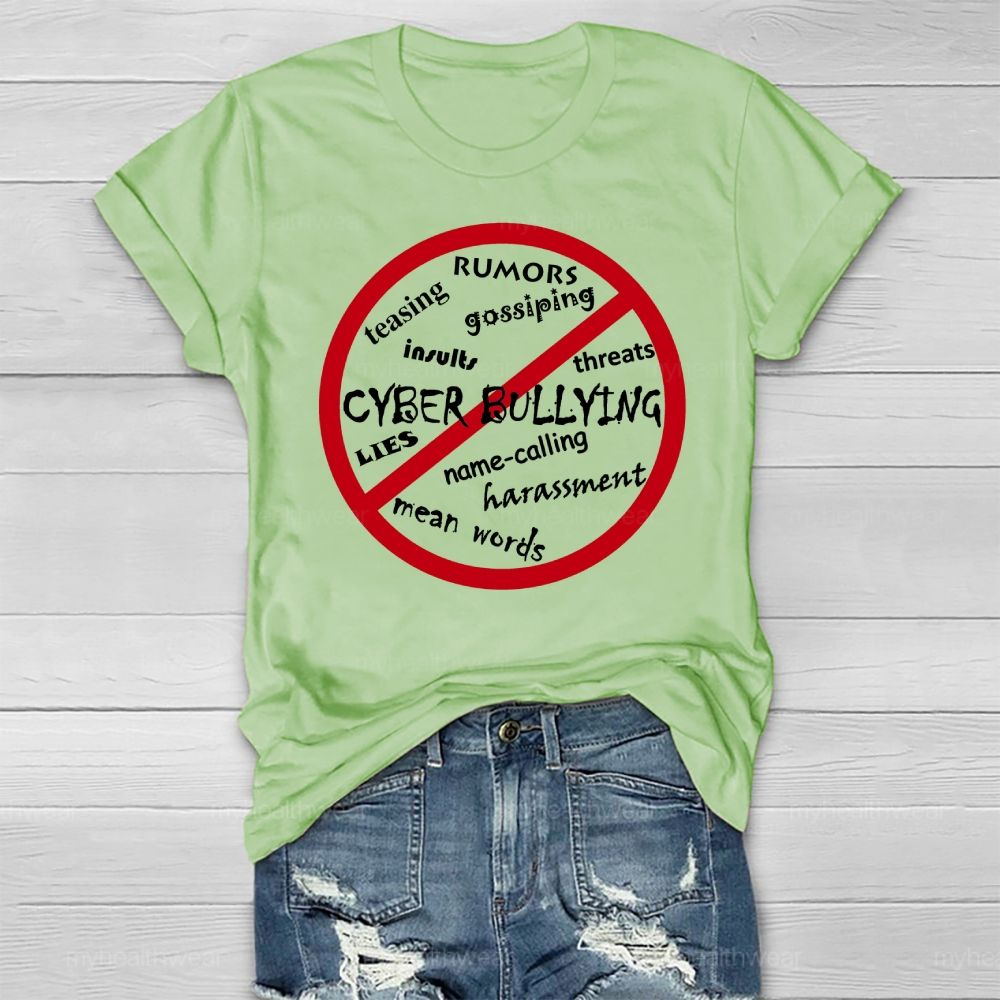 Stop Cyberbullying Healthwear T-shirt