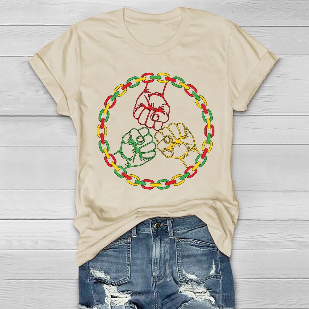 Black History Fist Healthwear T-shirt