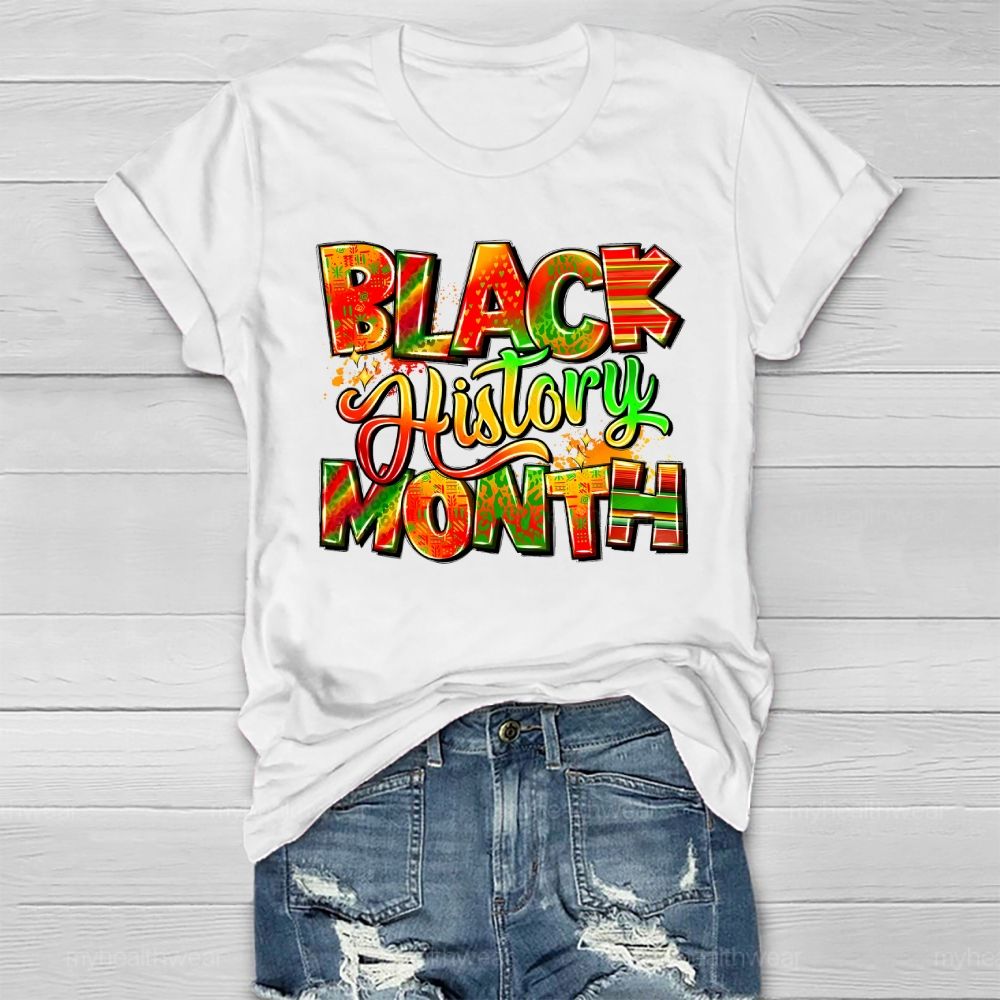 Black History Month Healthwear T-shirt