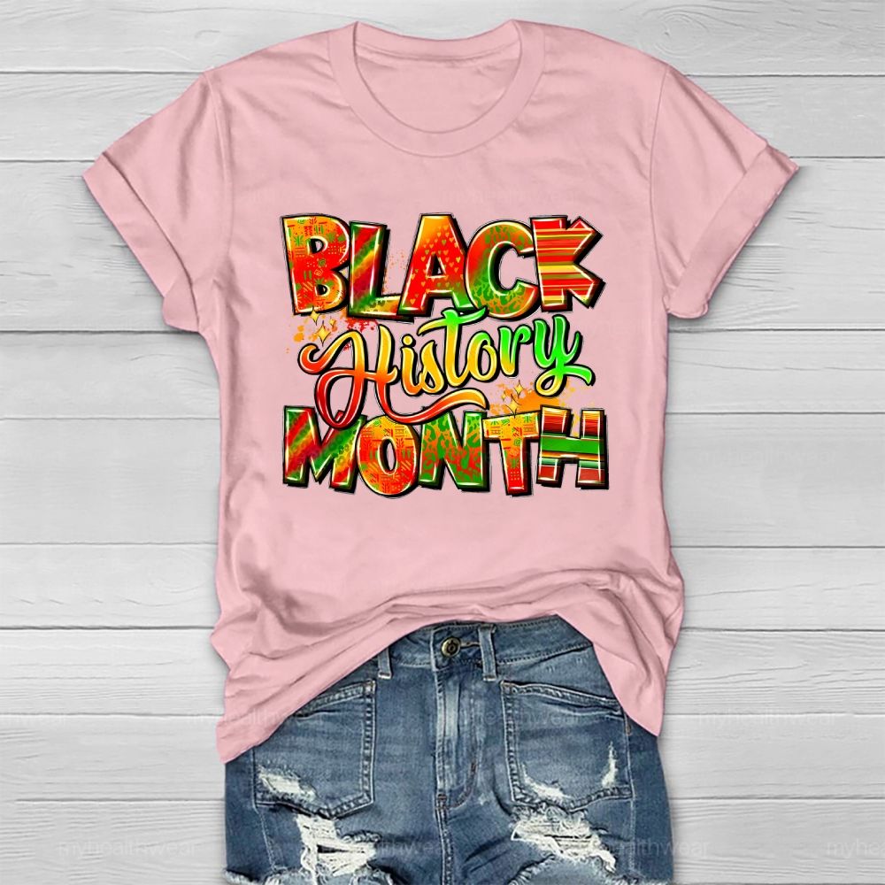 Black History Month Healthwear T-shirt