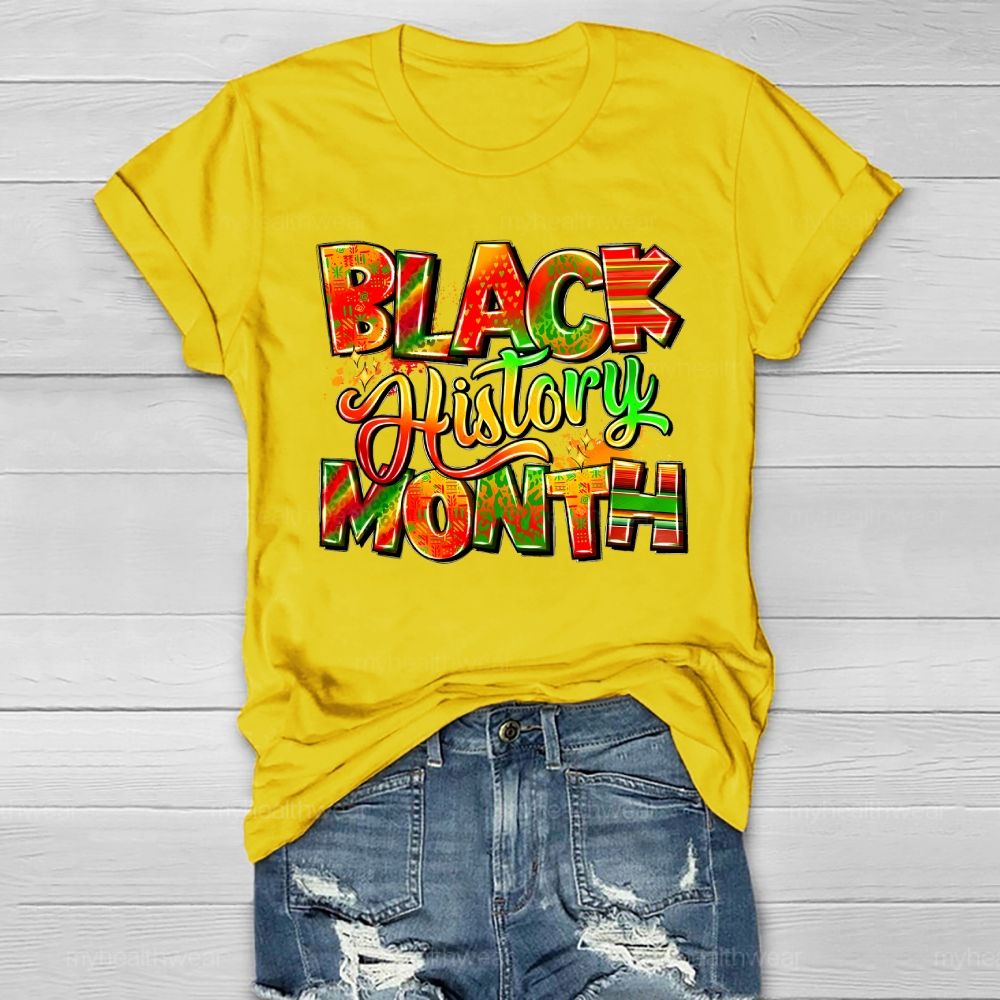 Black History Month Healthwear T-shirt