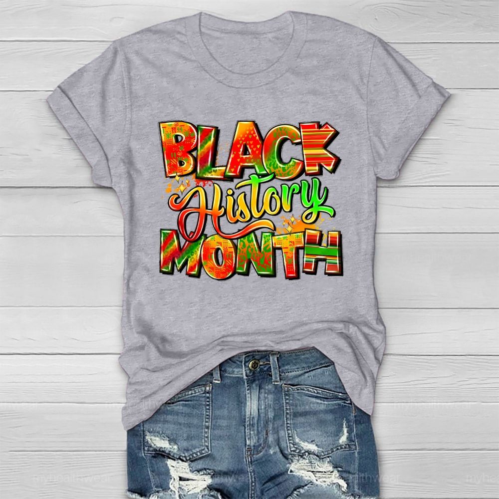 Black History Month Healthwear T-shirt