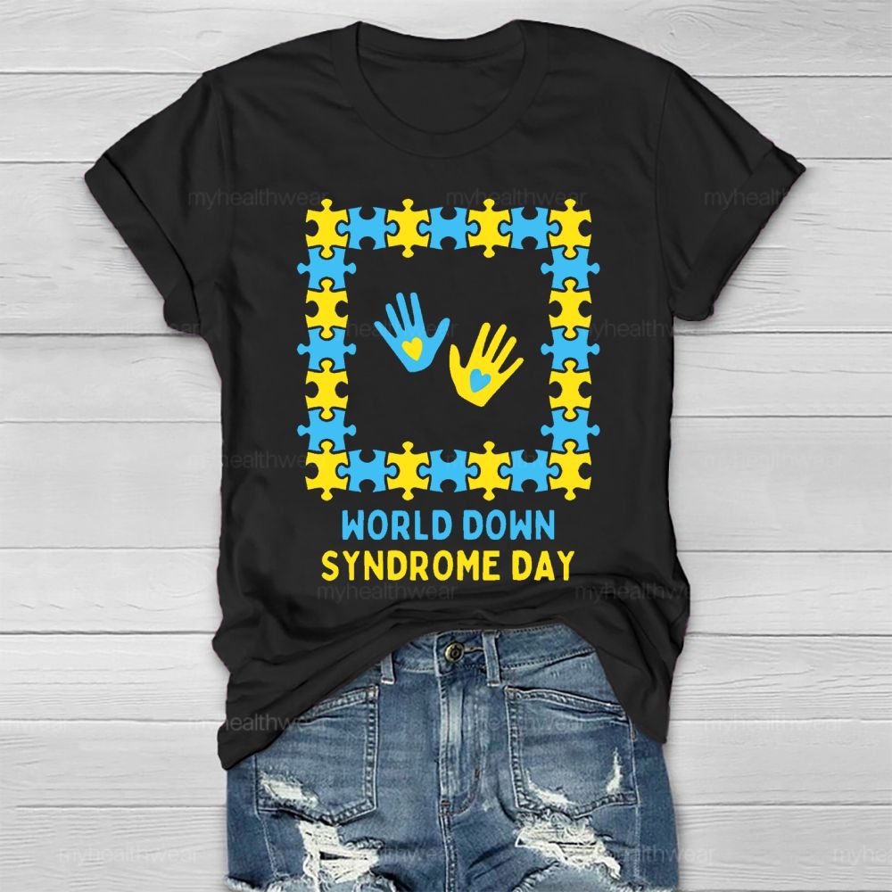 World Down Syndrome Day Healthwear T-shirt
