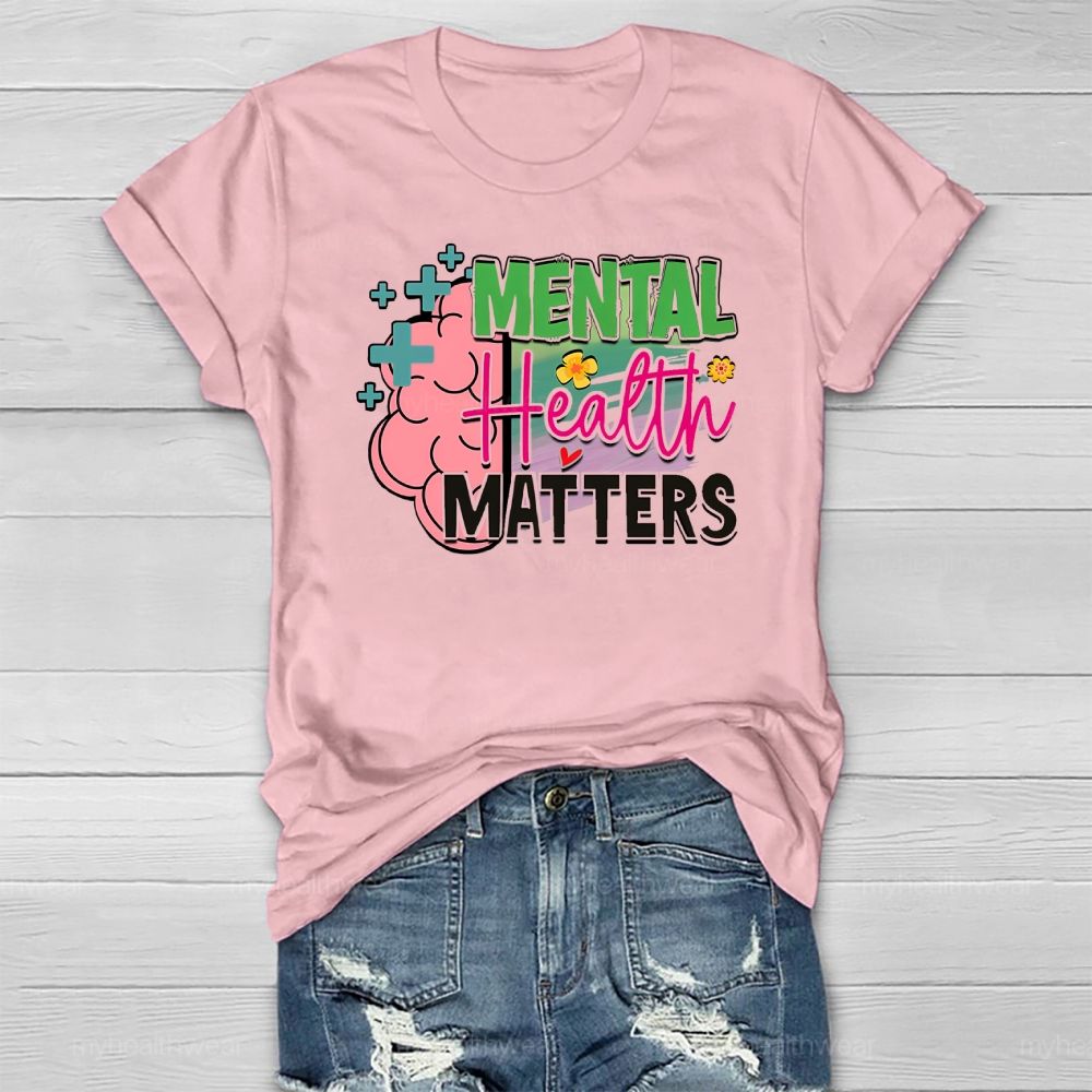 Mental Health Matters Brain Healthwear T-shirt