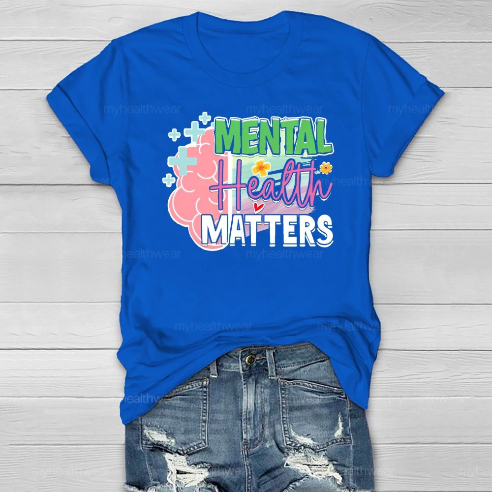 Mental Health Matters Brain Healthwear T-shirt