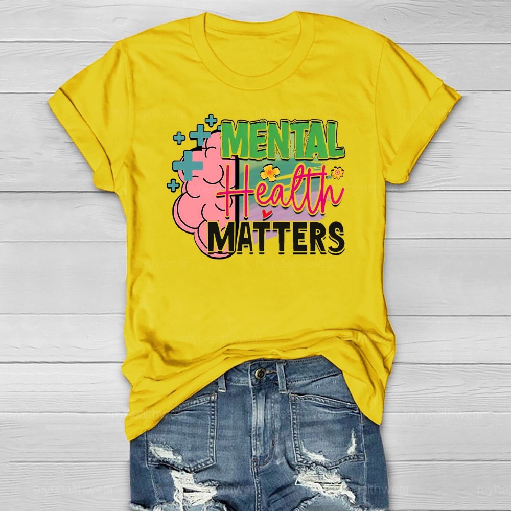 Mental Health Matters Brain Healthwear T-shirt