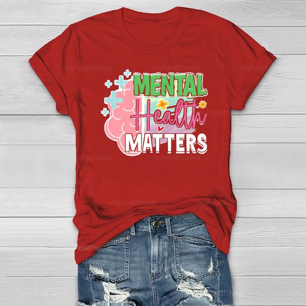 Mental Health Matters Brain Healthwear T-shirt