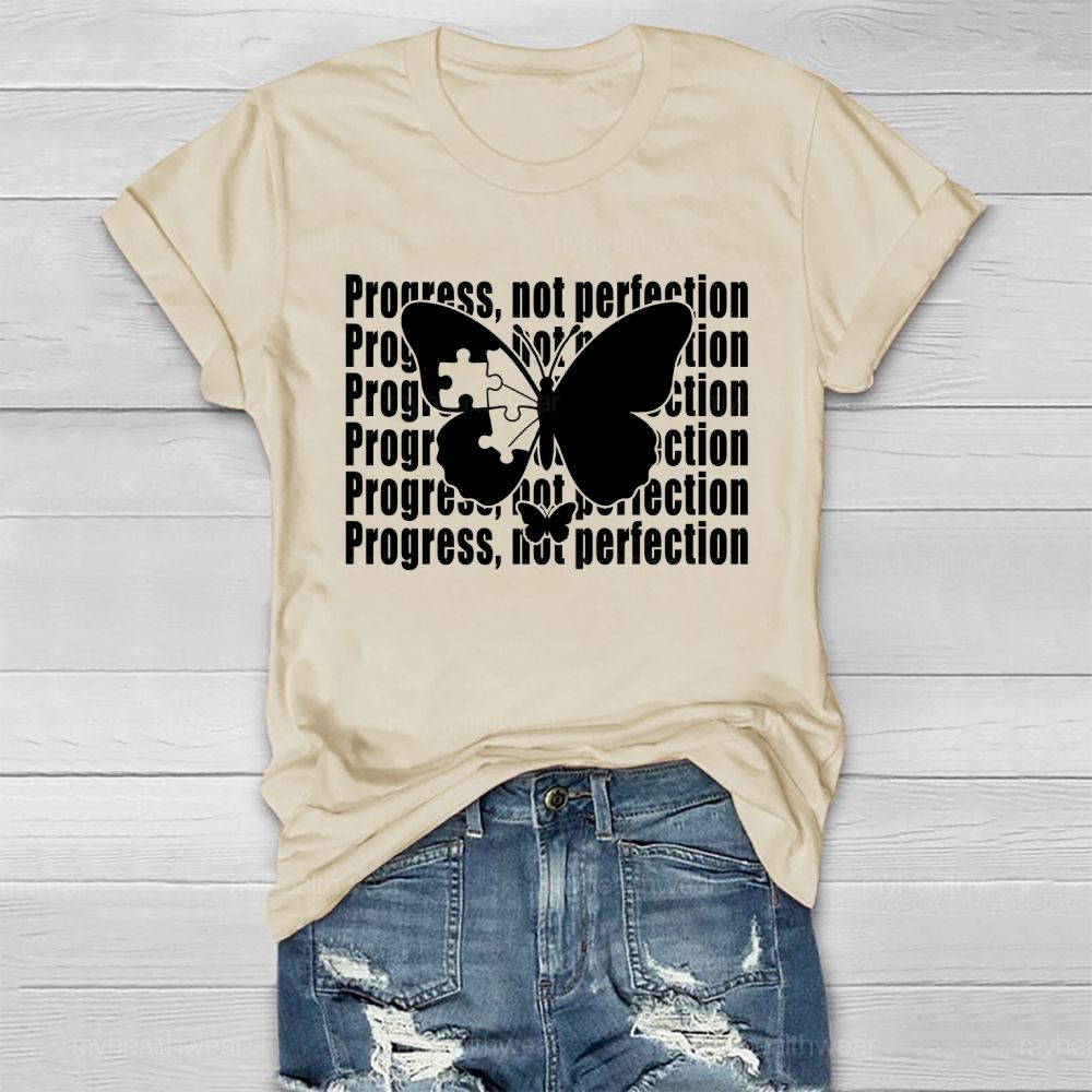 Progress Not Perfection Healthwear T-shirt
