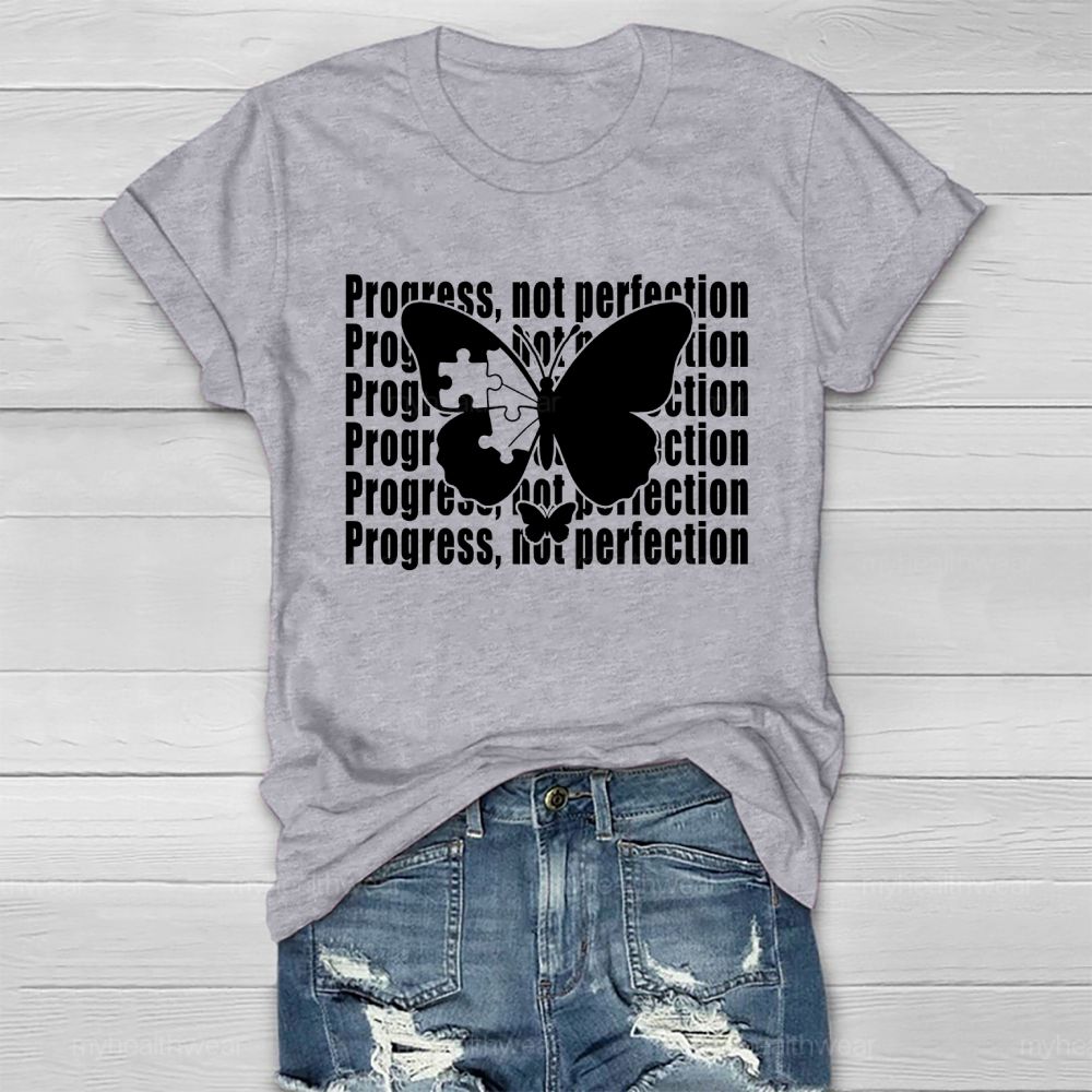 Progress Not Perfection Healthwear T-shirt
