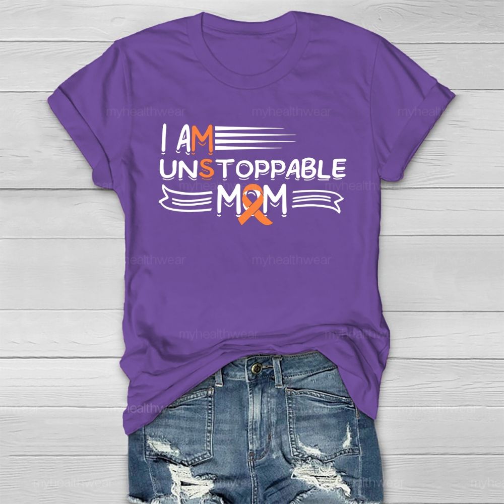 I Am Unstoppable Mom Healthwear T-shirt