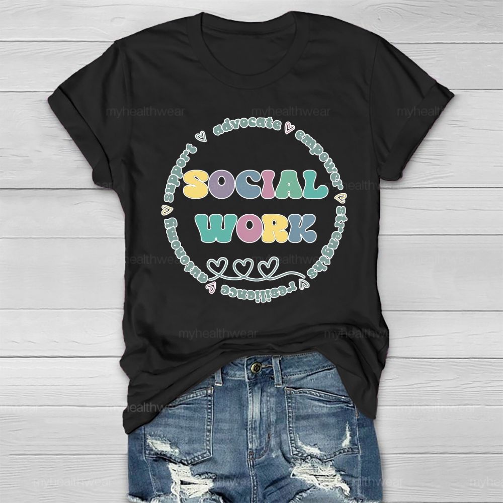 Social Work Healthwear T-shirt