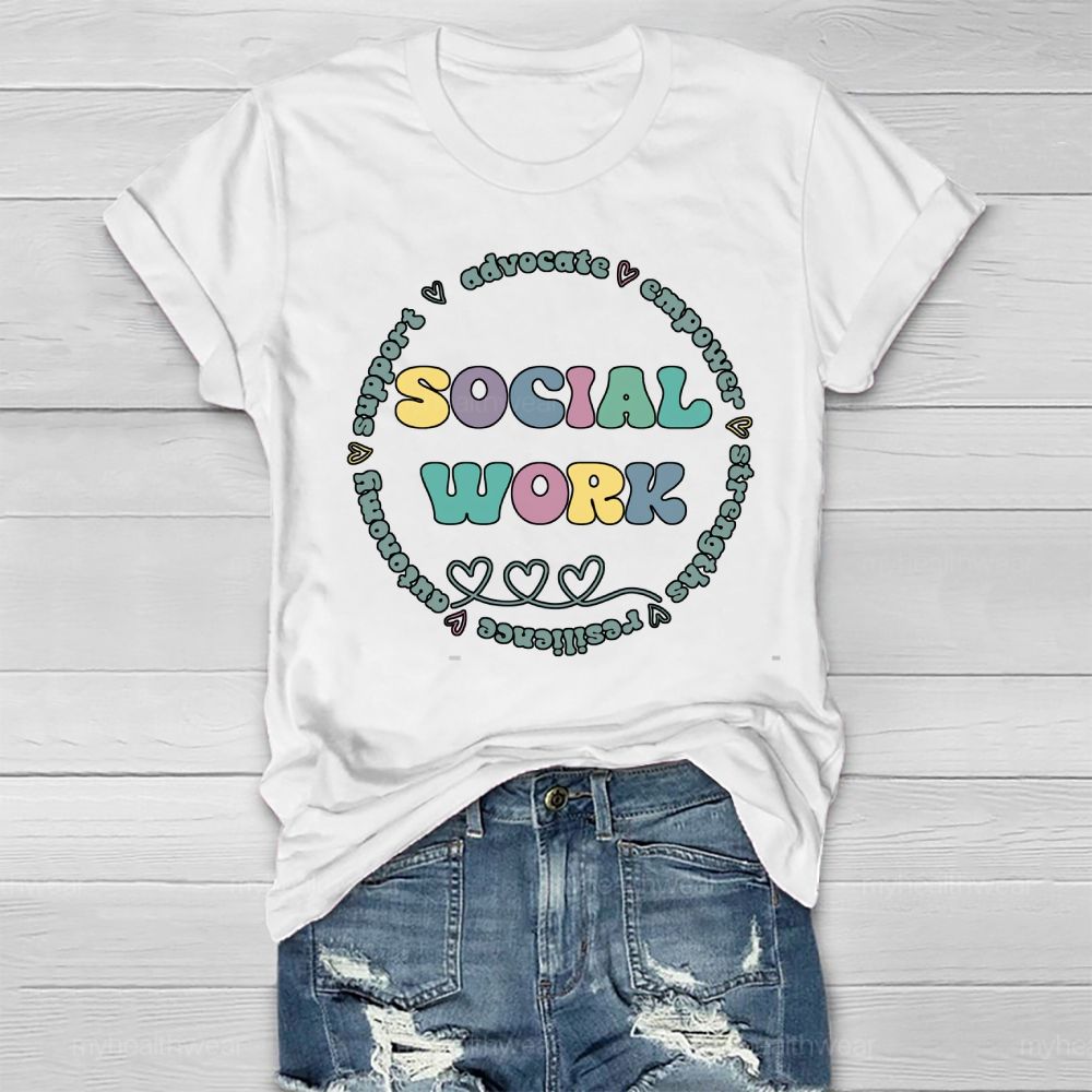 Social Work Healthwear T-shirt