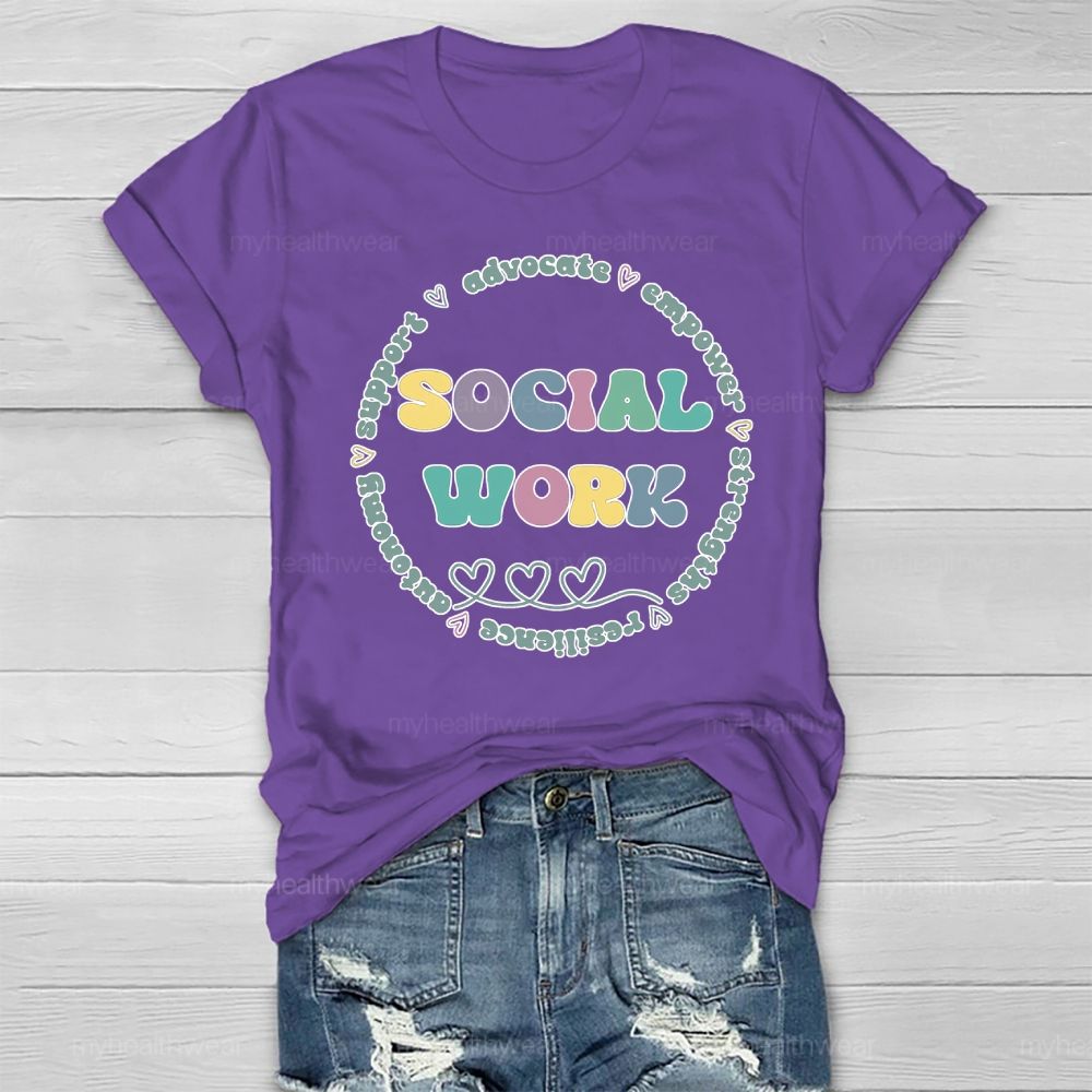 Social Work Healthwear T-shirt