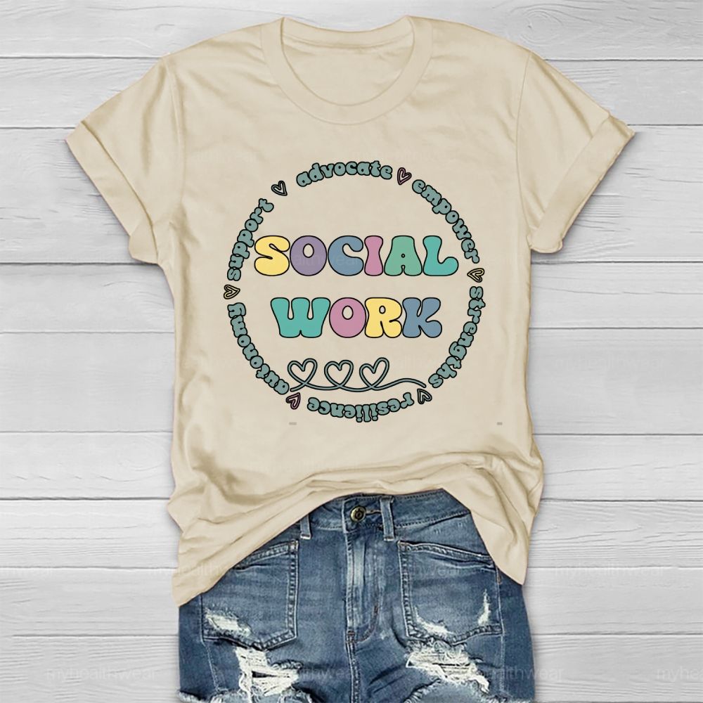 Social Work Healthwear T-shirt