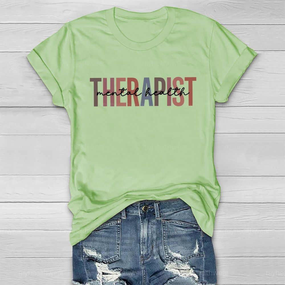 Therapist Mental Health Healthwear T-shirt