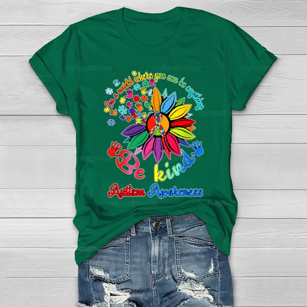Be Kind Autism Awareness Healthwear T-shirt