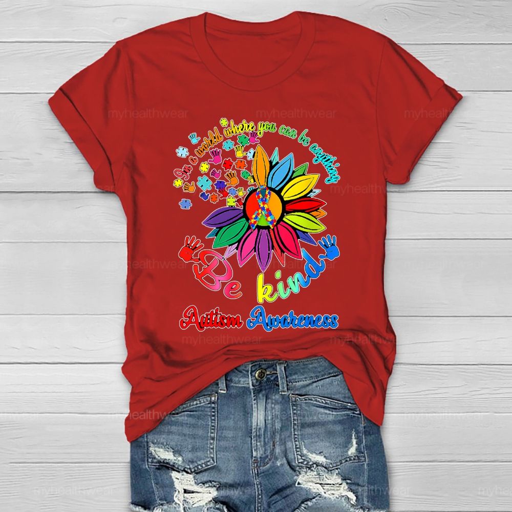 Be Kind Autism Awareness Healthwear T-shirt