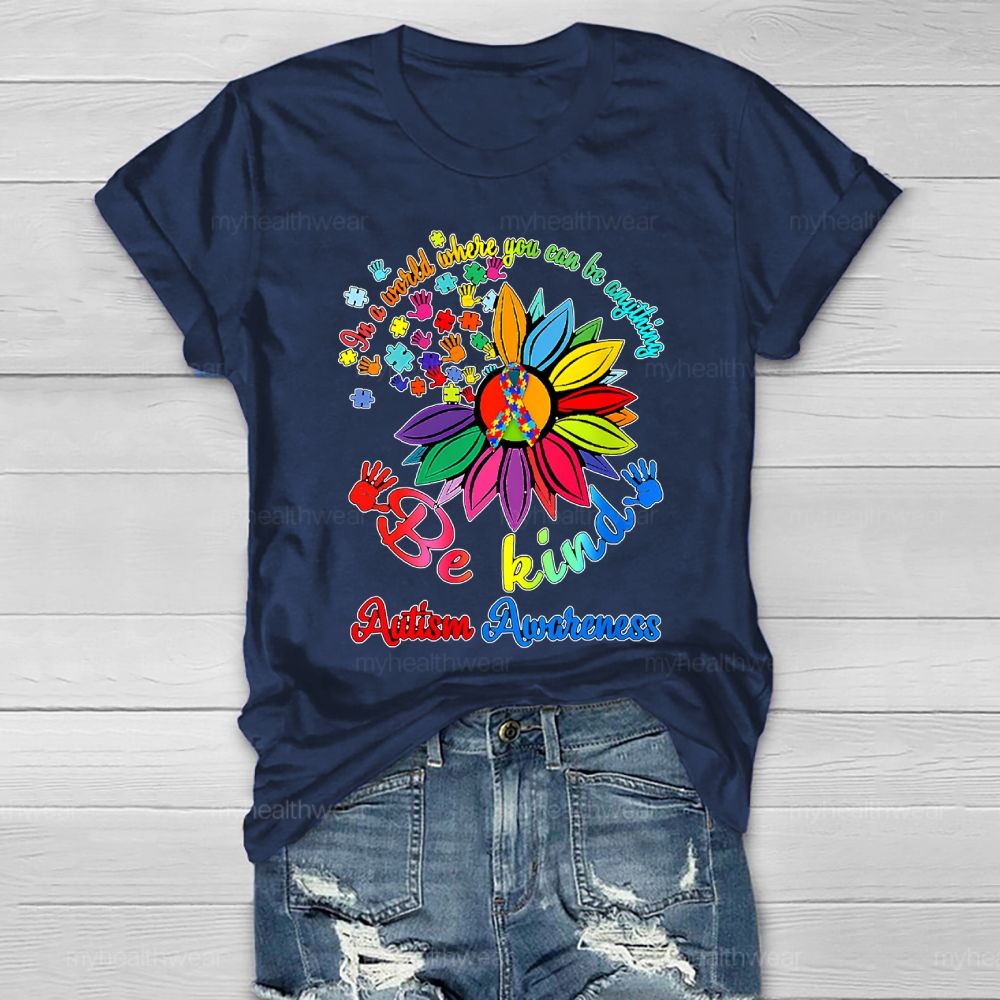 Be Kind Autism Awareness Healthwear T-shirt