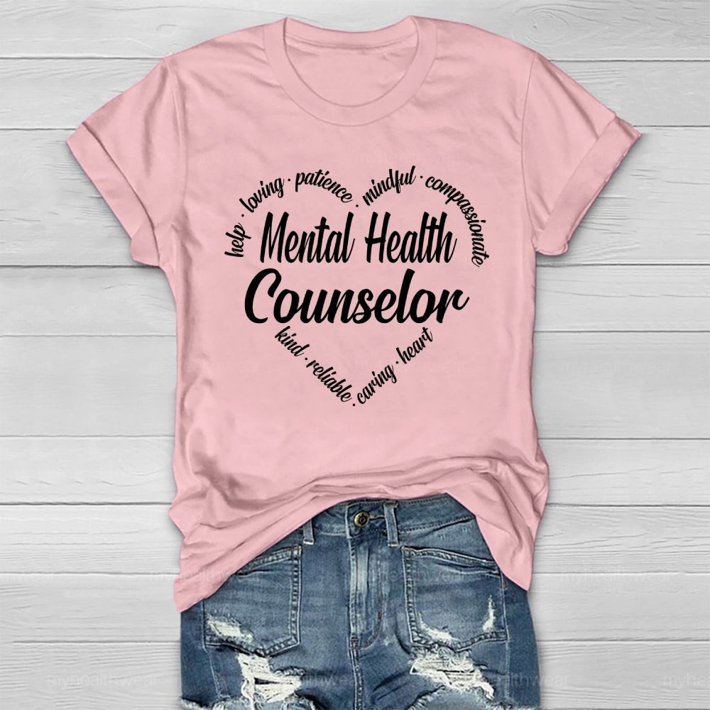 Mental Health Counselor Healthwear T-shirt
