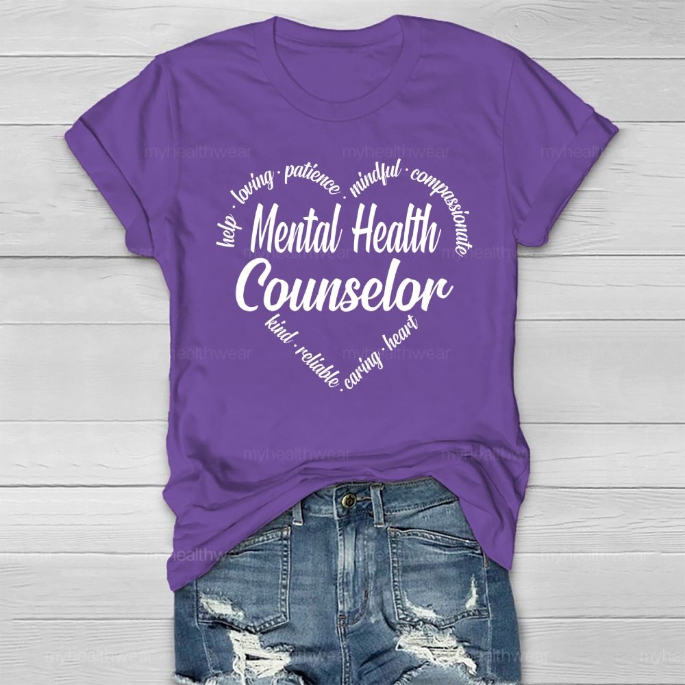 Mental Health Counselor Healthwear T-shirt