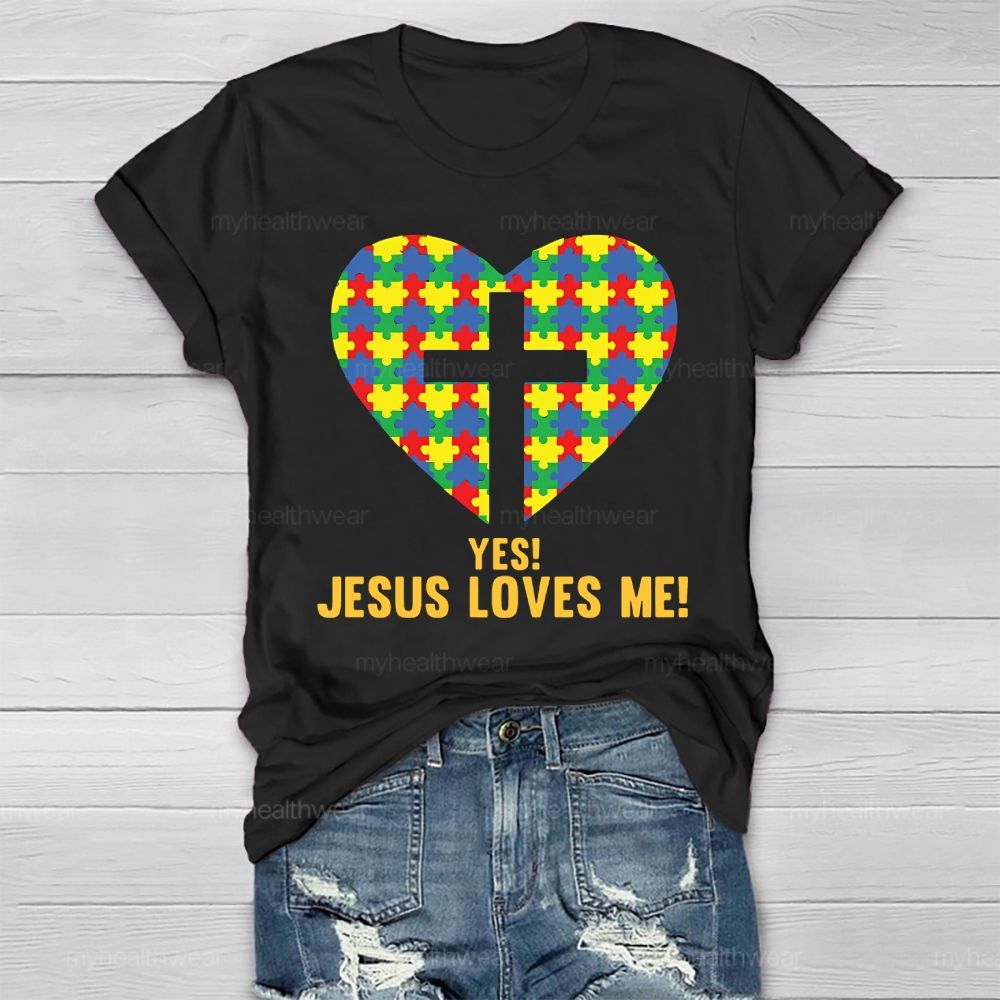 Yes Jesus Loves Me Healthwear T-shirt