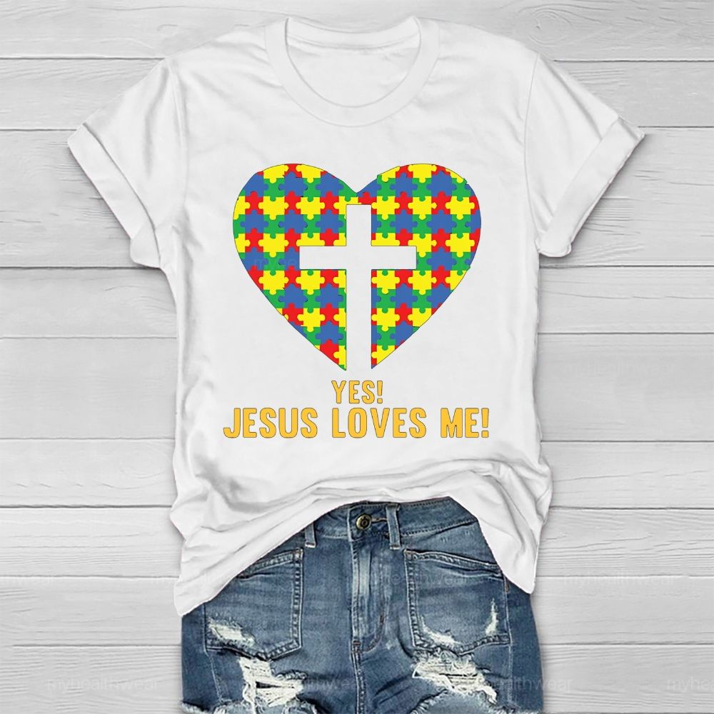 Yes Jesus Loves Me Healthwear T-shirt