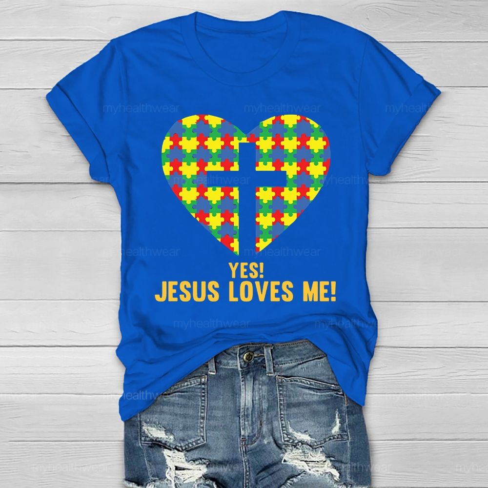 Yes Jesus Loves Me Healthwear T-shirt